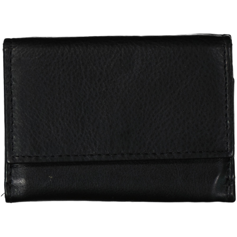 mini peněženka 9.5x7cm, black, kůže