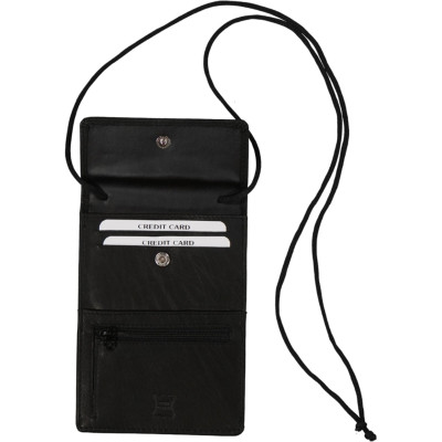 peněženka na krk / na opasek 15x11cm, xxx, kůže