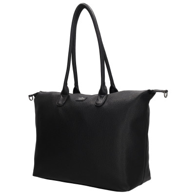 BUCKINGHAM MONO business 51x33x14 cm, BLACK PU, kabelka Charm London