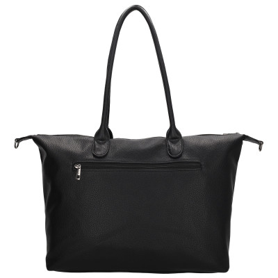 BUCKINGHAM MONO business 51x33x14 cm, BLACK PU, kabelka Charm London