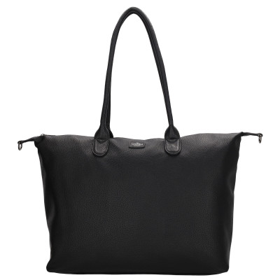 BUCKINGHAM MONO business 51x33x14 cm, BLACK PU, kabelka Charm London