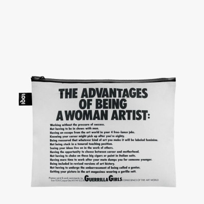 3 taštičky GUERRILLA GIRLS Zip Pockets , LOQI