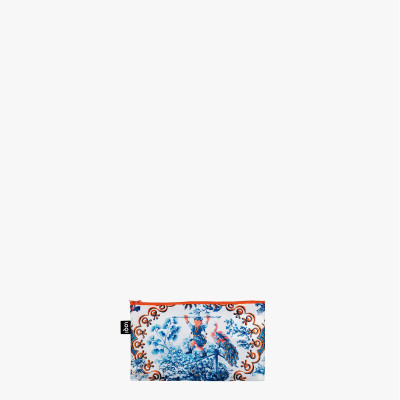 3 taštičky DECORATIVE ART Peacock, Toile de Jouy, Tapestry Zip Pockets , LOQI