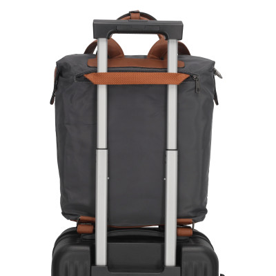 Charm London batoh BUCKINGHAM 40x28x13 cm, grey, 15 litrů