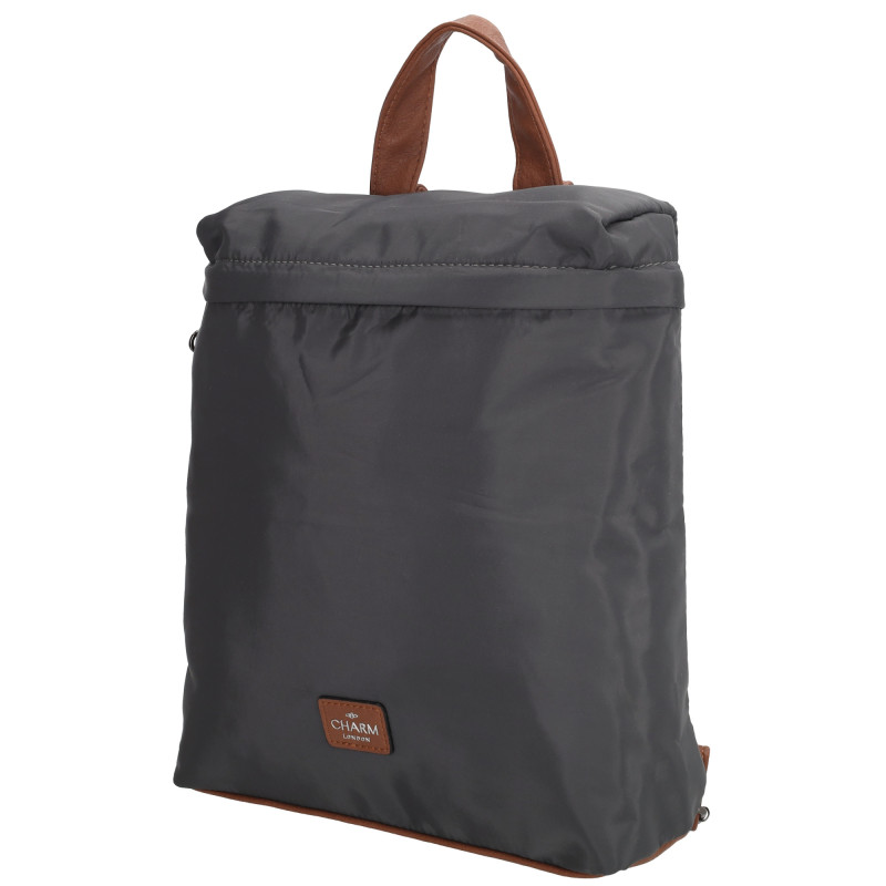 Charm London batoh BUCKINGHAM 29x26x8 cm, grey, 6 litrů