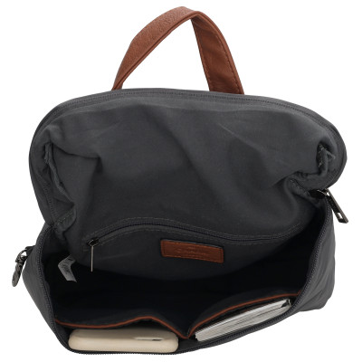 Charm London batoh BUCKINGHAM 29x26x8 cm, grey, 6 litrů