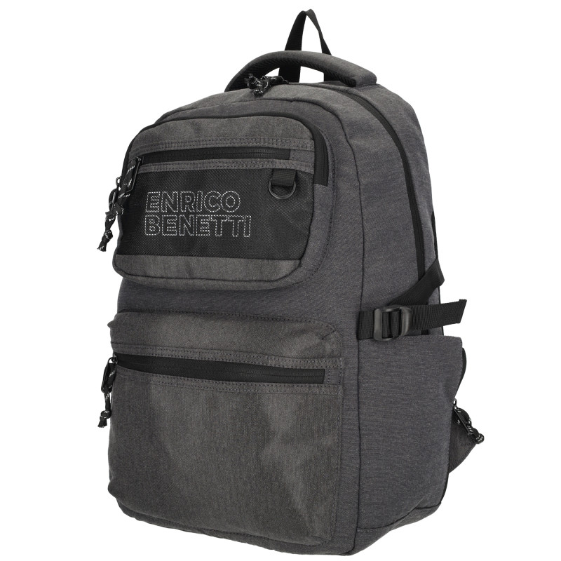 Enrico Benetti batoh ANCHORAGE 48x32x17 cm 17" grey 26 litrů
