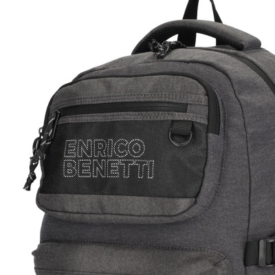 Enrico Benetti batoh ANCHORAGE 48x32x17 cm 17" grey 26 litrů