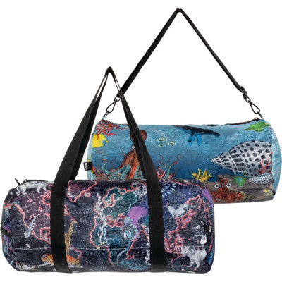 LOQI taška  Weekender World Map & Reef