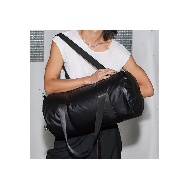 LOQI taška  Weekender METALLIC BLACK