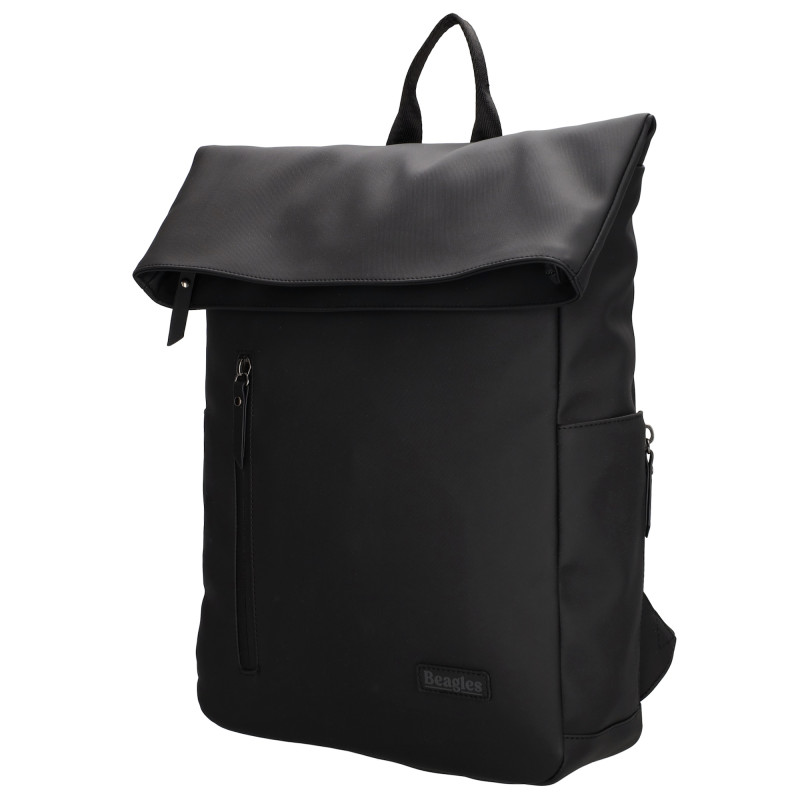 Beagles batoh NARA roll M 13.5" 36x27x12 cm, BLACK, 10 litrů