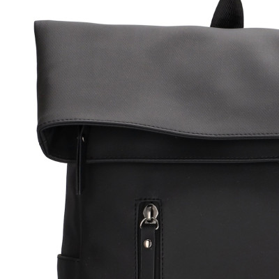 Beagles batoh NARA roll M 13.5" 36x27x12 cm, BLACK, 10 litrů