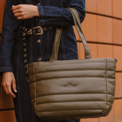 Enrico Benetti taška shopper ROMY 43x14x30 cm OLIVE