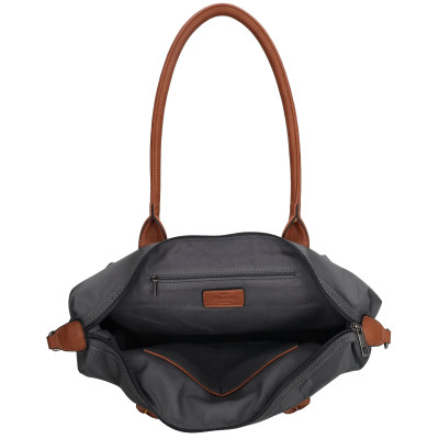 BUCKINGHAM shopper 42x25x15 cm, grey, kabelka Charm London