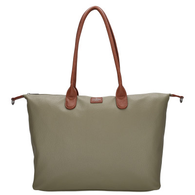 BUCKINGHAM business 51x33x14 cm, OLIVE PU, kabelka Charm London