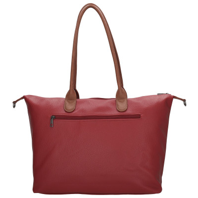 Charm London BUCKINGHAM  business taška 51x33x14 cm, WINE RED PU