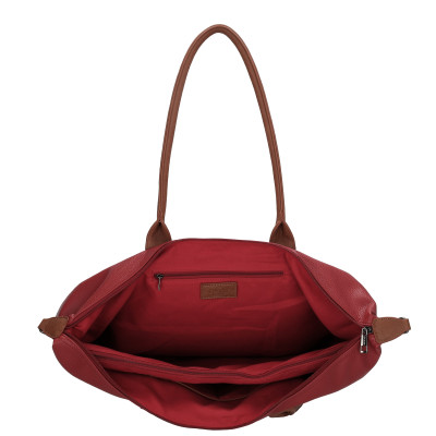 Charm London BUCKINGHAM  business taška 51x33x14 cm, WINE RED PU