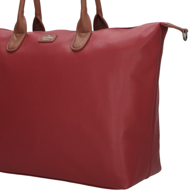 Charm London BUCKINGHAM  business taška 51x33x14 cm, WINE RED PU
