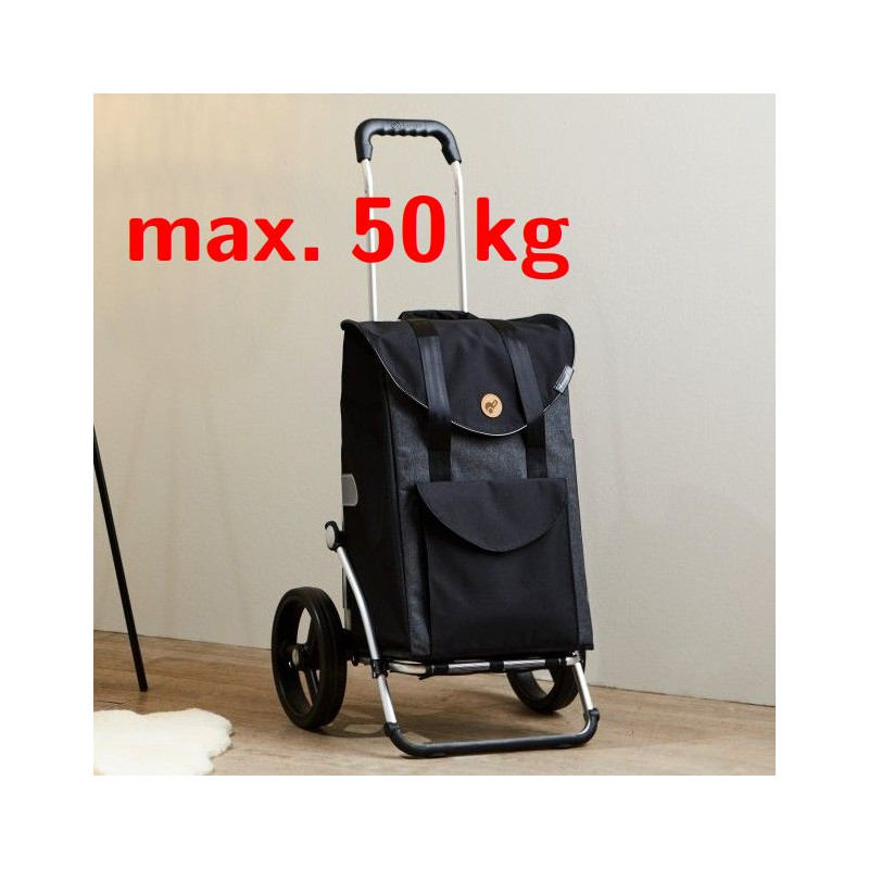 Royal Shopper SENTA 2.0 BLACK, nákupní taška na kolečkách Andersen Shopper