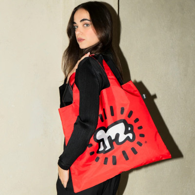 KEITH HARING Radiant Baby taška LOQI Recycled Bag