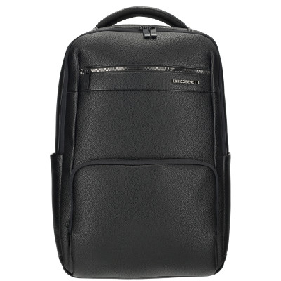 SIENA 30x17x43 cm black PU, batoh Enrico Benetti
