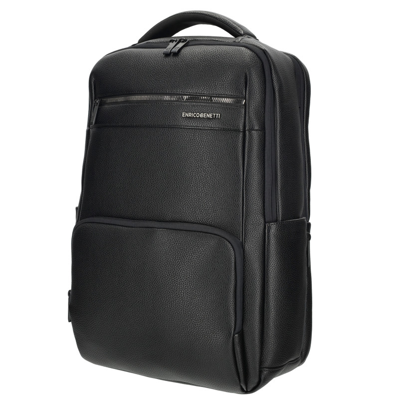 SIENA 30x17x43 cm black PU, batoh Enrico Benetti