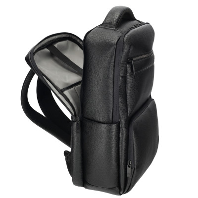 SIENA 30x17x43 cm black PU, batoh Enrico Benetti