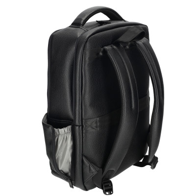 SIENA 30x17x43 cm black PU, batoh Enrico Benetti