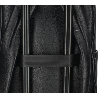 SIENA 30x17x43 cm black PU, batoh Enrico Benetti