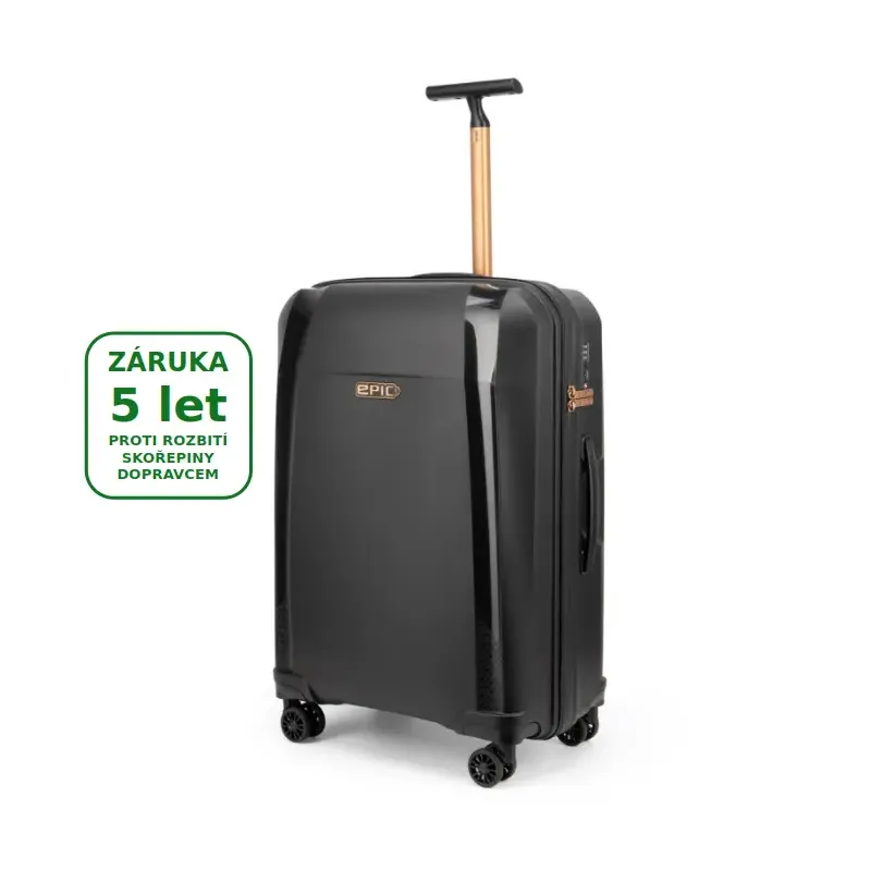 Epic PHANTOM SL 66cm střední kufr AnniversaryBLACK - záruka na skořepinu 5 let i proti rozbití dopravcem