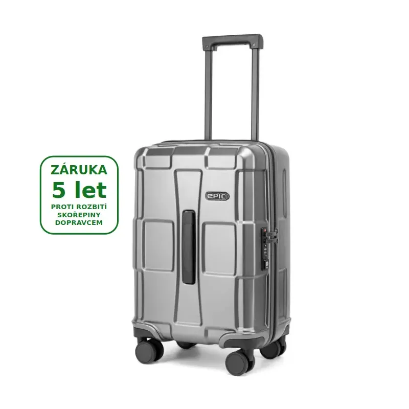 Epic CRATE TRUNKS 55 cm kabinový kufr StealthGREY - záruka na skořepinu 5 let i proti rozbití dopravcem