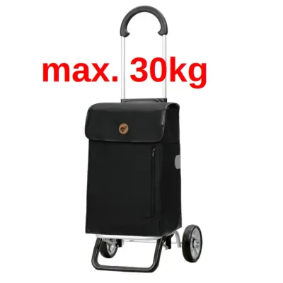 Scala Shopper Plus WEDA black, nákupní taška na kolečkách Andersen Shopper
