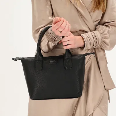 BUCKINGHAM PALACE kabelka 30x20x11 cm, BLACK PU, kabelka Charm London