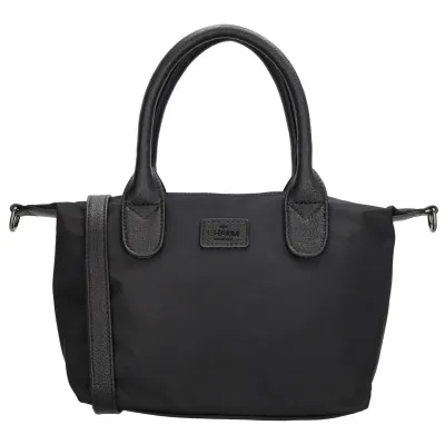 BUCKINGHAM MONO kabelka 30x20x11 cm, BLACK, kabelka Charm London