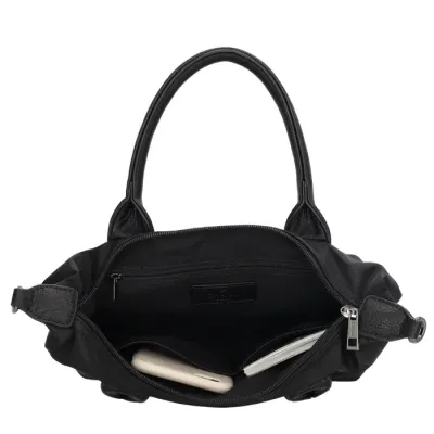 BUCKINGHAM MONO kabelka 30x20x11 cm, BLACK, kabelka Charm London