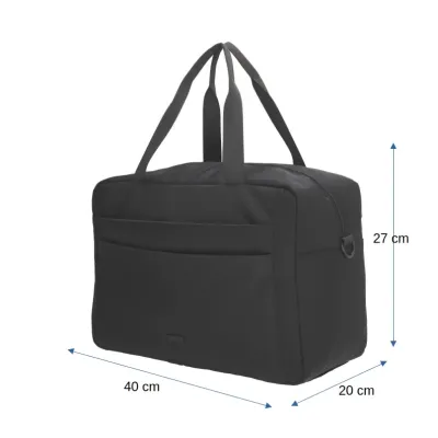 cestovní taška DUOMO 22 litrů, 40x27x20cm, BLACK, Beagles