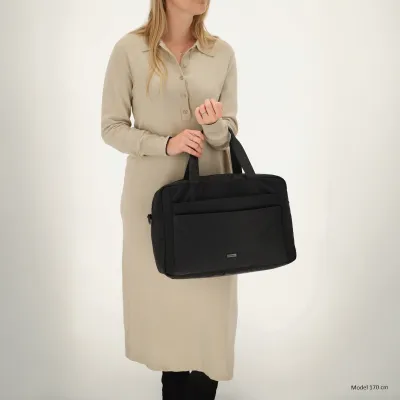 cestovní taška DUOMO 22 litrů, 40x27x20cm, BLACK, Beagles