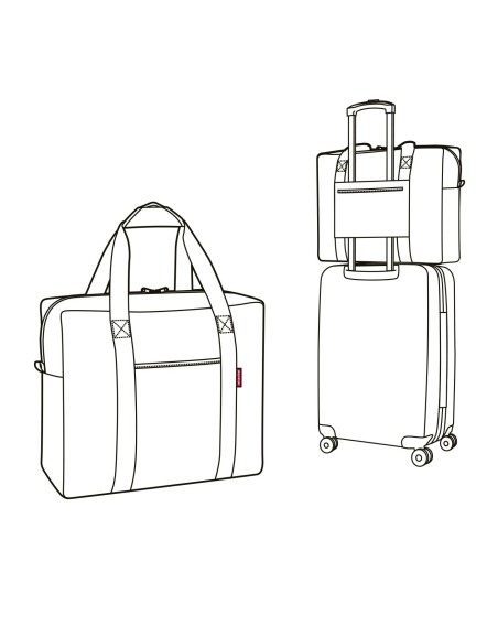 TOURINGBAG dots, skládací kabinová taška, reisenthel - uchycení na madlo kufru
