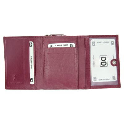 FH serie Fuchsia, kůže / leather, peněženka Double-D