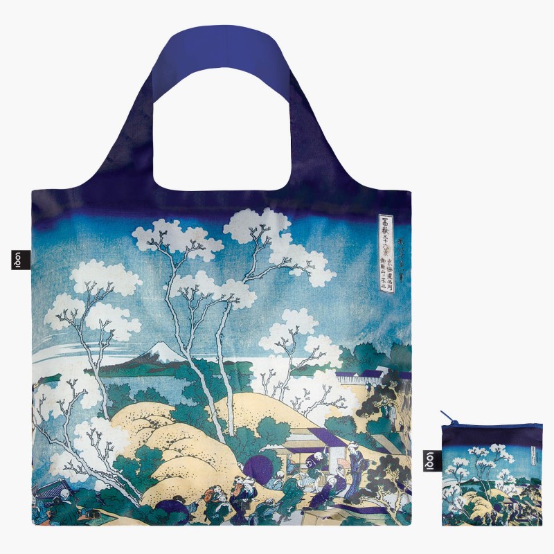 HOKUSAI: Fuji from Gotenyama, recycled bag LOQI Museum Collection