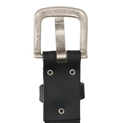 opasek Midland 4 x 95 cm, black, kůže, Old West