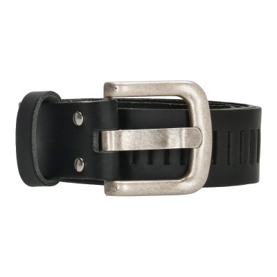 opasek Midland 4 x 105 cm, black, kůže, Old West