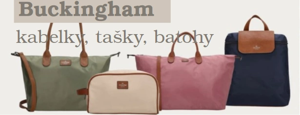 BUCKINGHAM - KABELKY, TAŠKY, BATOHY