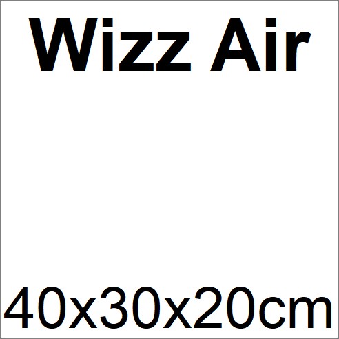 příruční zavazadlo WIZZ AIR 40x30x20cm